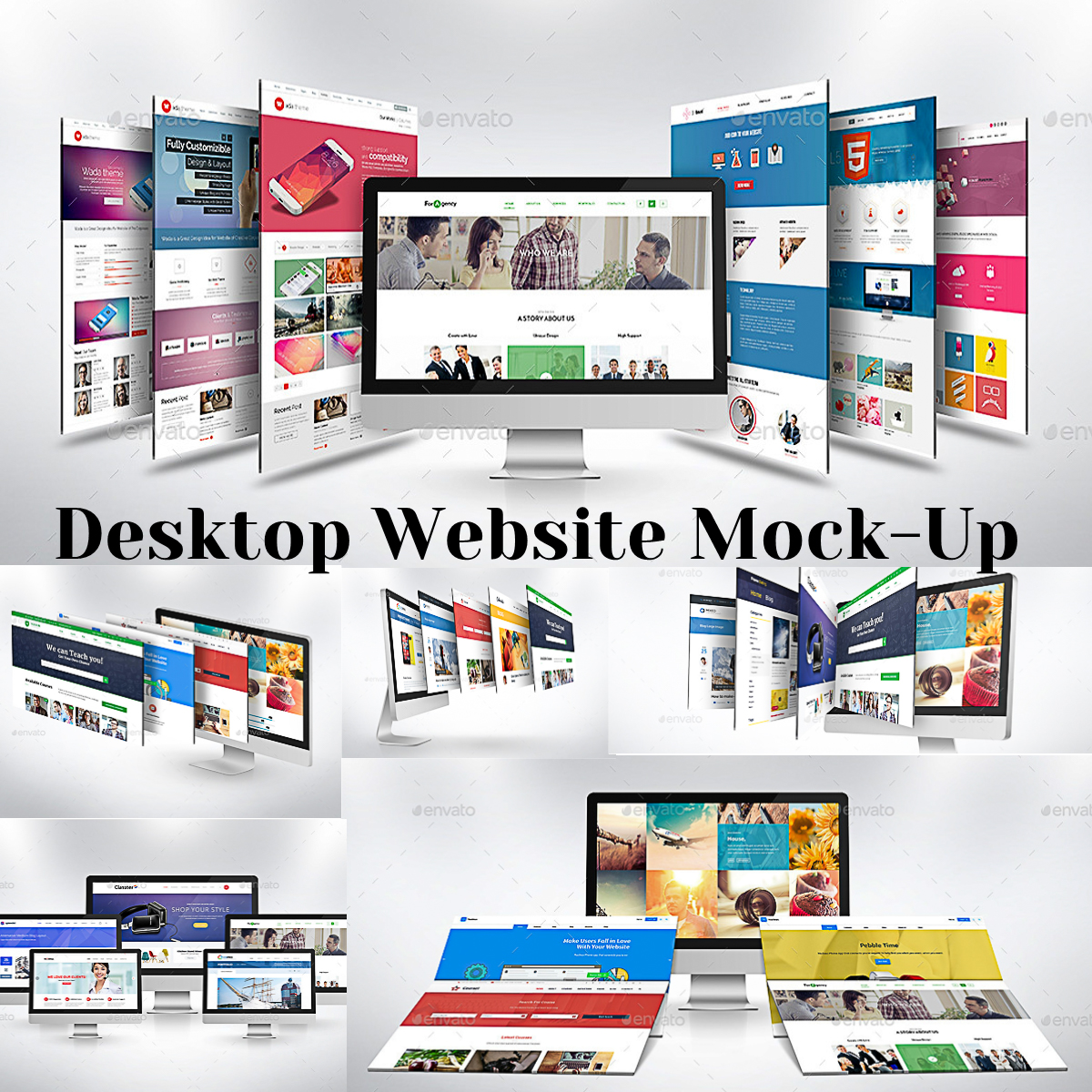 Download Desktop Website Mockup | Free download