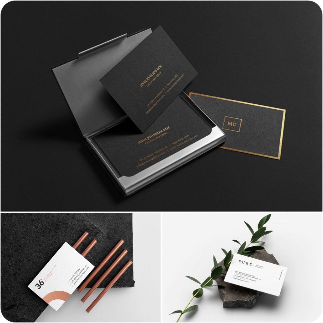 business card photoshop mockup free download