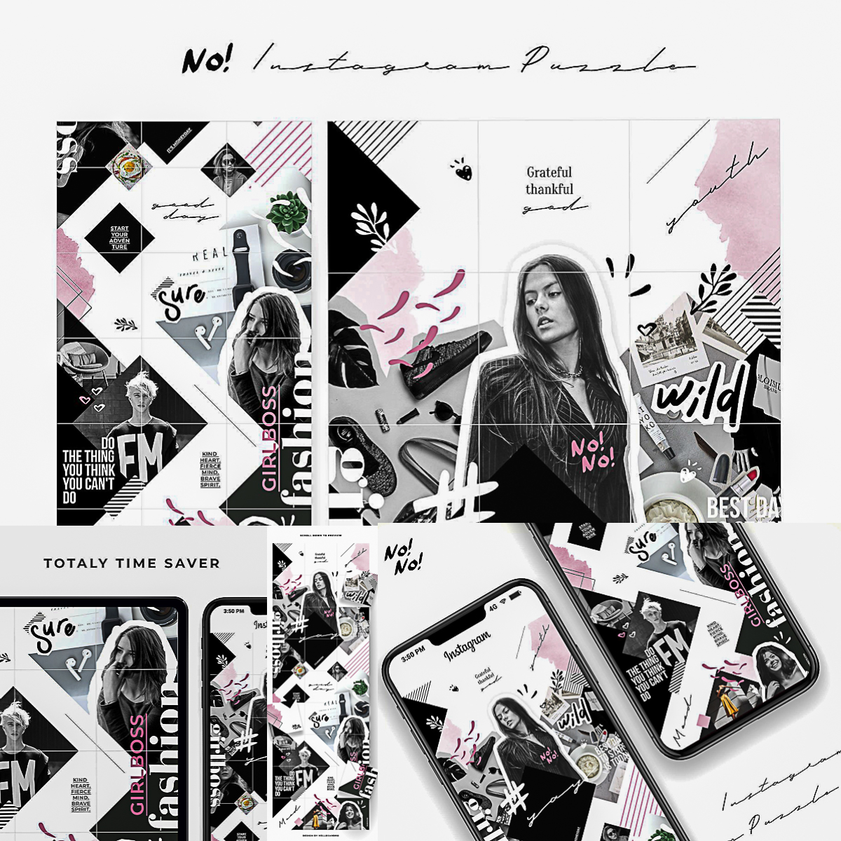 no-instagram-puzzle-template-free-download