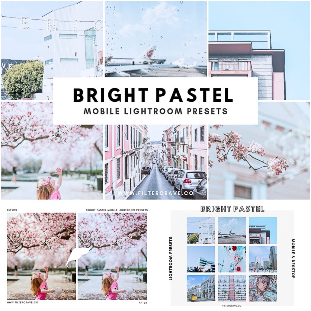 Bright Pastel Lightroom Preset Set | Free download