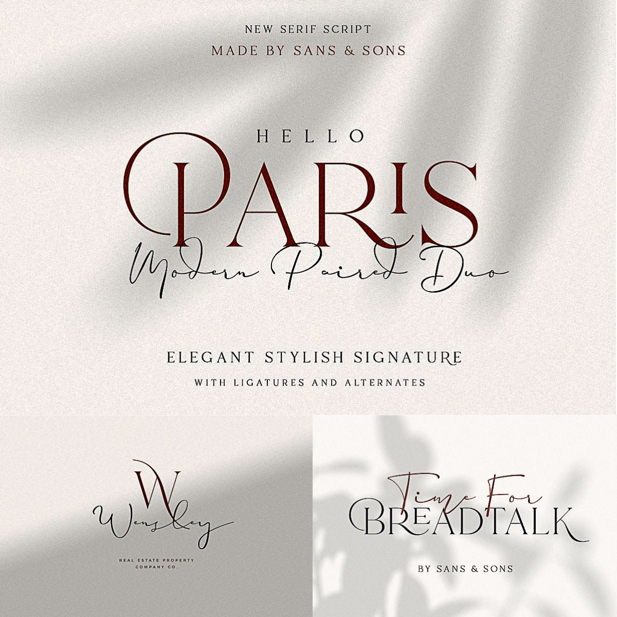 Download Hello Paris Font Duo Free Download SVG, PNG, EPS, DXF File