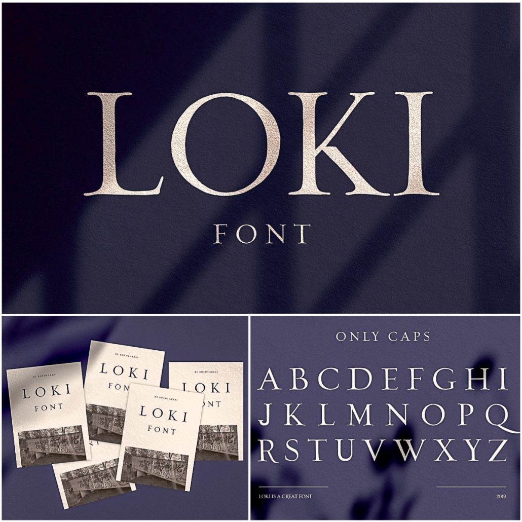 Loki Sans  Serif Script Font  Free download