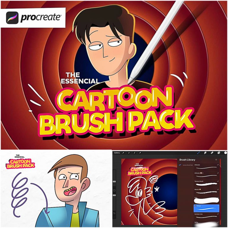 cartoon brushes procreate free