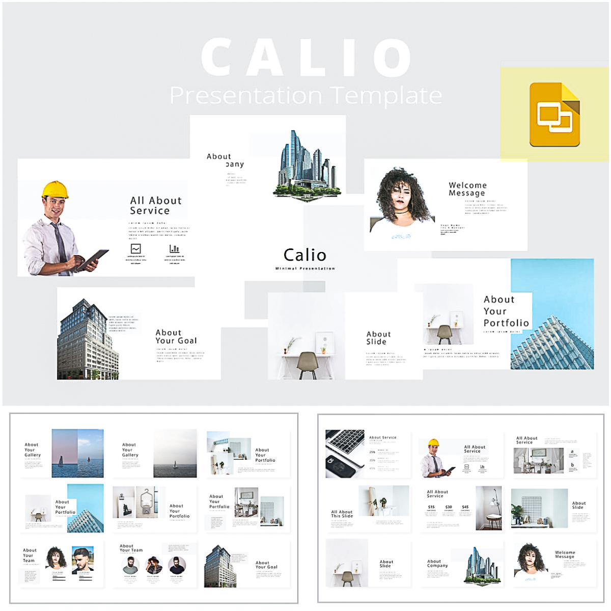 Introducing calio Google Slide Template. You will get