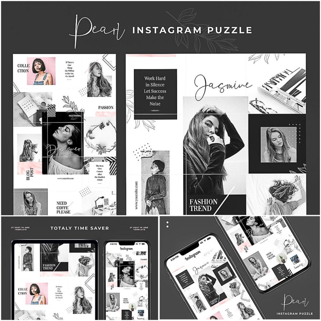 pearl-instagram-puzzle-template-free-download