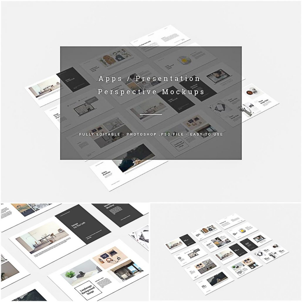 Download Perspective Website Presentation Mockup | Free download