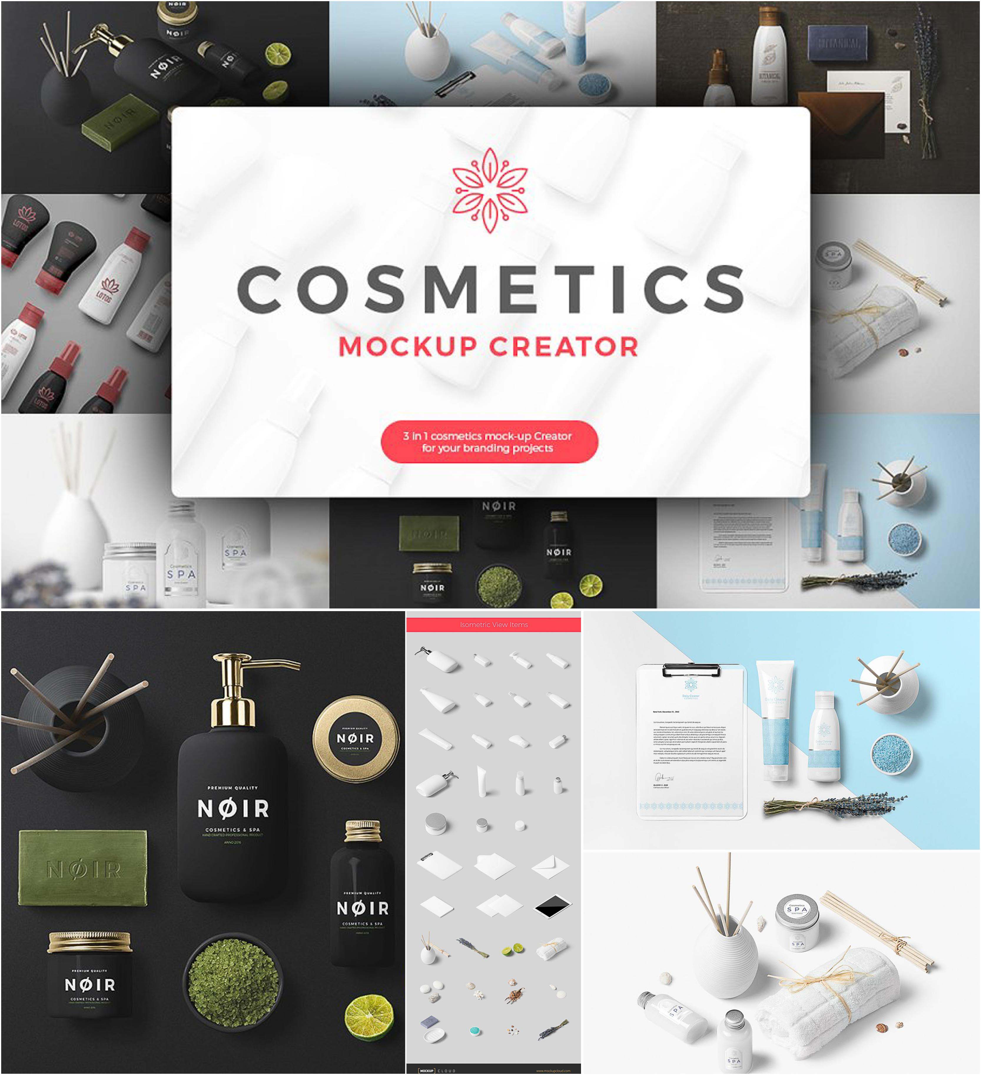 Download Cosmetics Mockup Creator Free Download