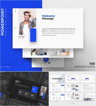 voodoo free presentation template for powerpoint and keynote