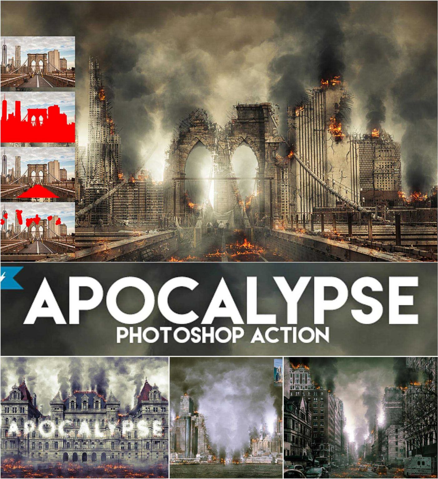 destruction photoshop action free download