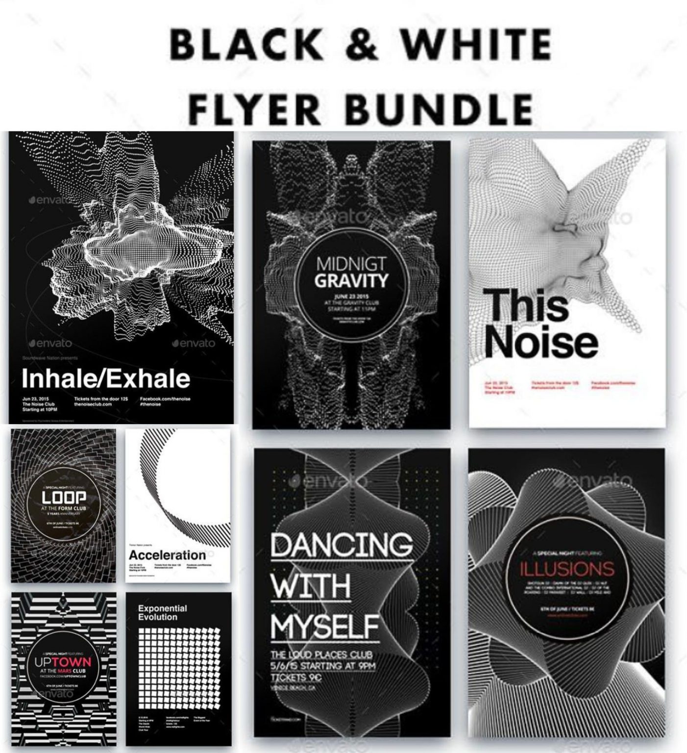 Black and White Poster Bundle Free download