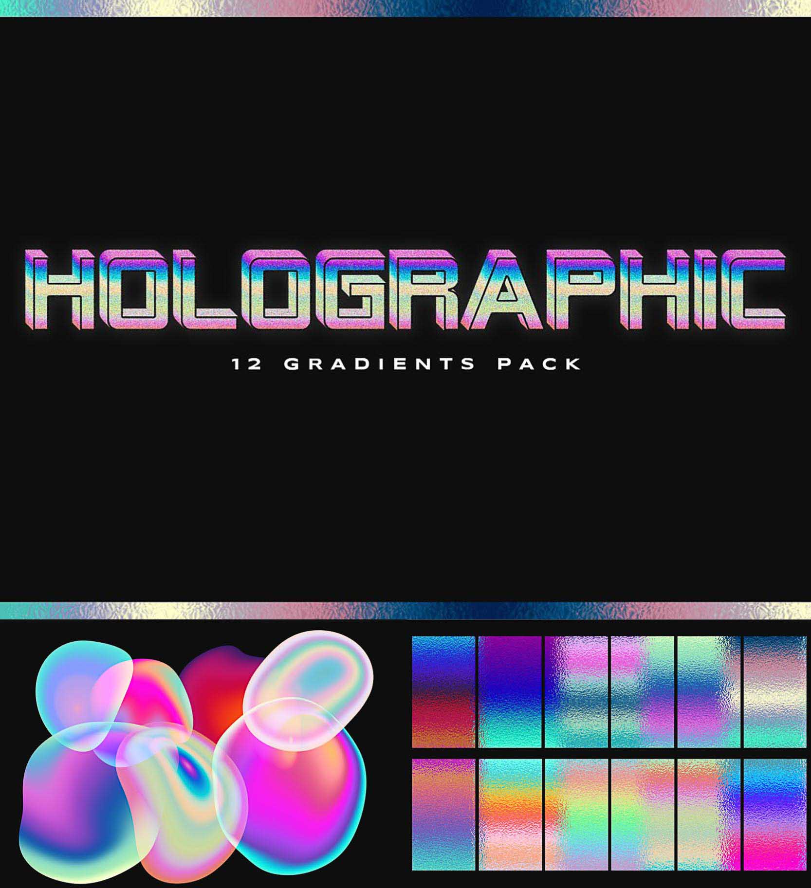 Holochrome Gradient Maps - Holographic gradient maps download Studio AAA