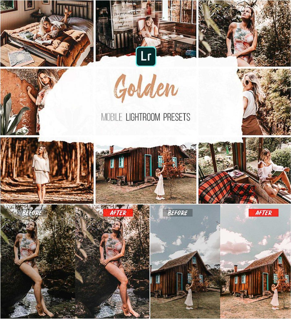 Lightroom Mobile Presets Golden Free download