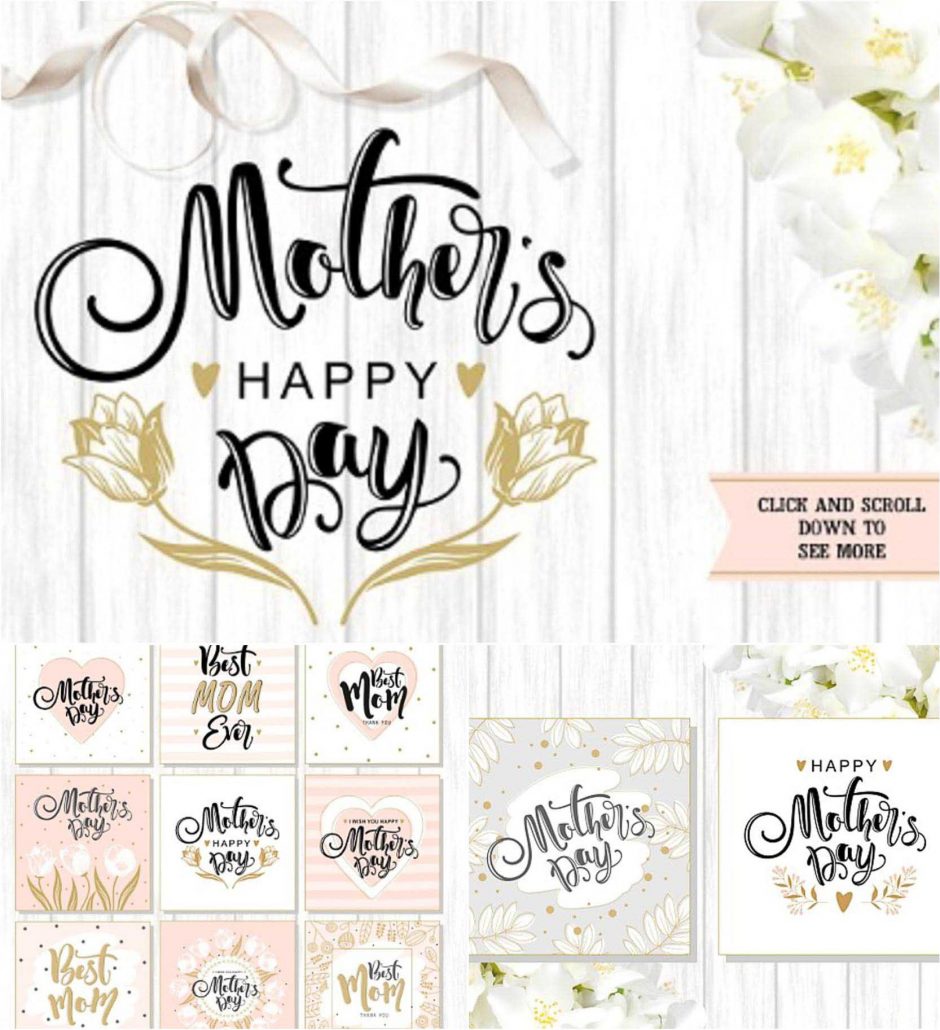 Mother's Day Gift Cards Set Free download