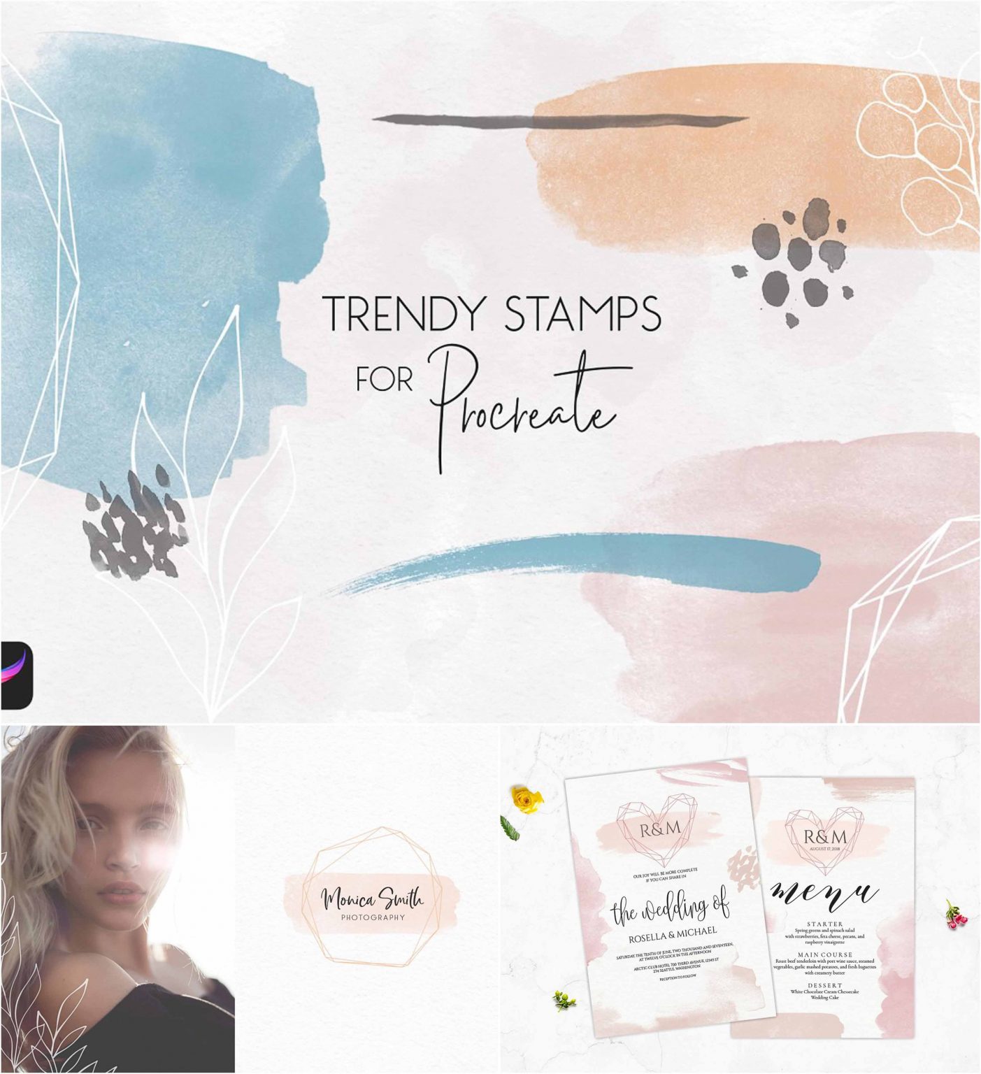 Trendy Stamp for Procreate Free download