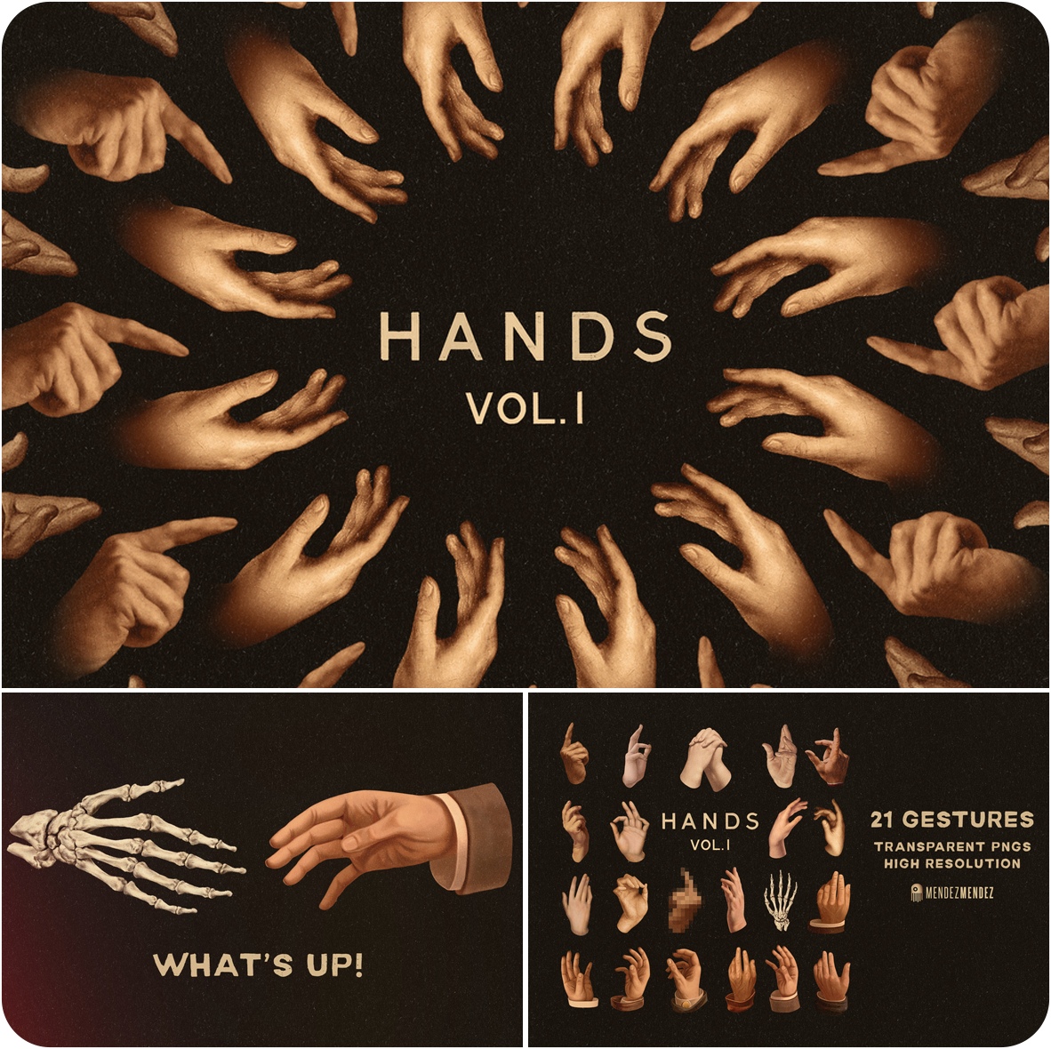 Set Of Realistic Gestures Hand Shape Vector Illustrat - vrogue.co
