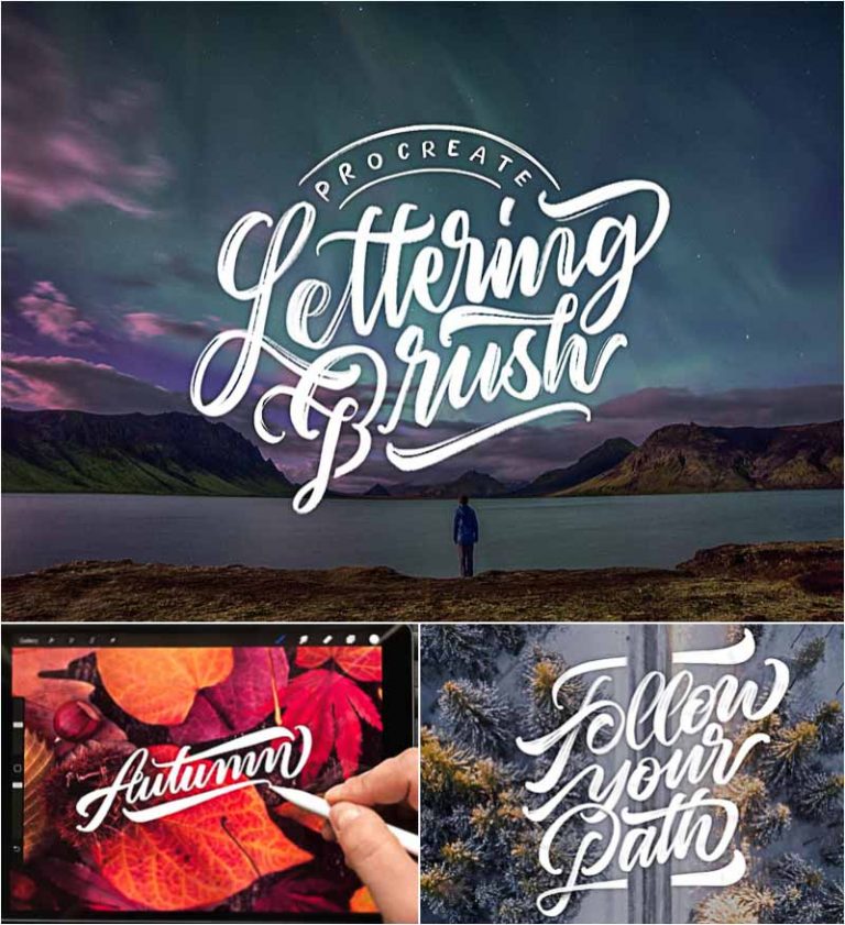 procreate brushes free download lettering