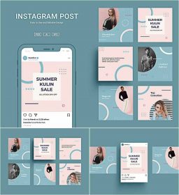 Circles Instagram Puzzle Template | Free download