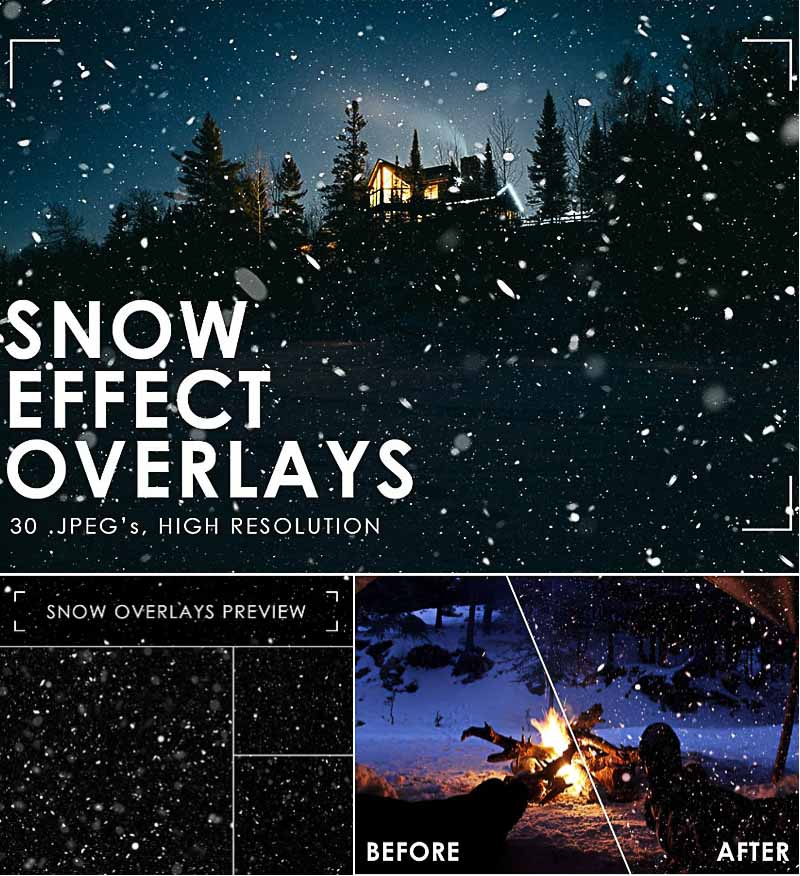 snow template after effects free download