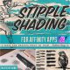 Stipple Shading Brushes for Affinity