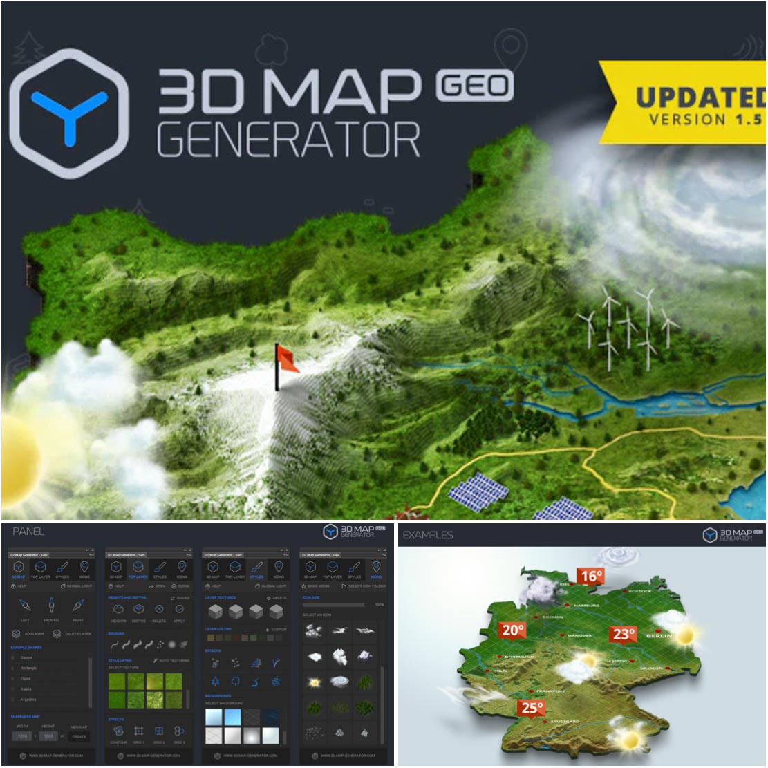 3d map generator terrain photoshop plugin free download