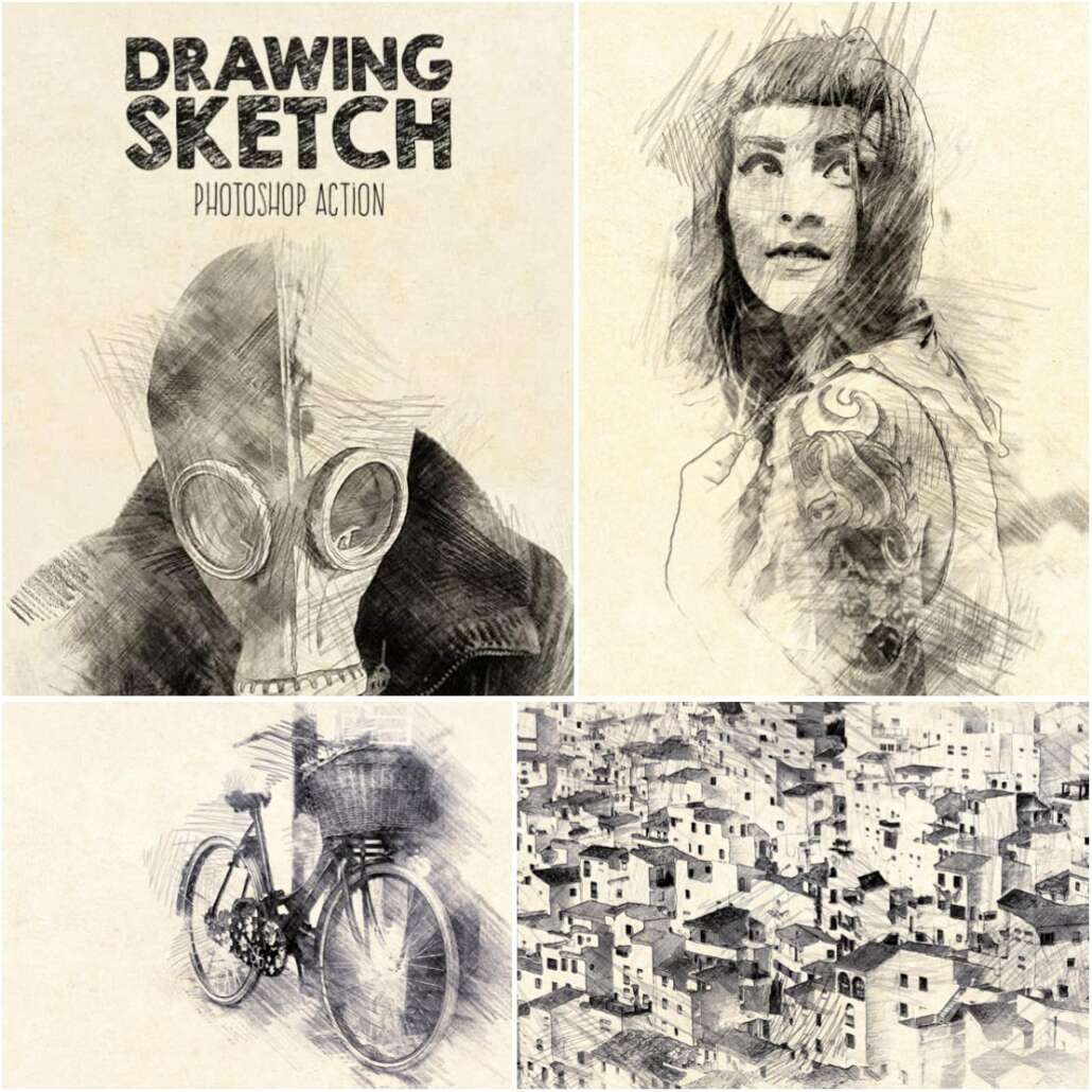 live action drawing