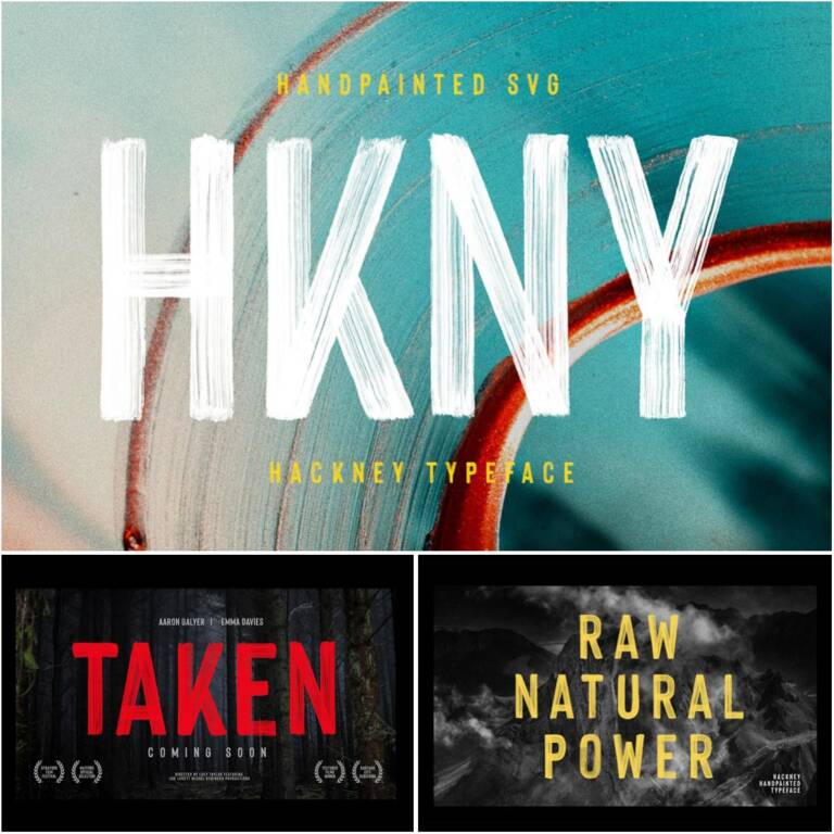 Download Hackney HKNY SVG Font | Free download