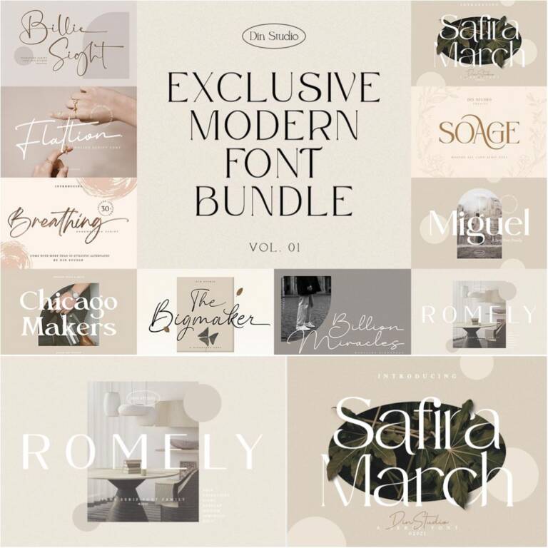 Exclusive Font Bundle | Free download