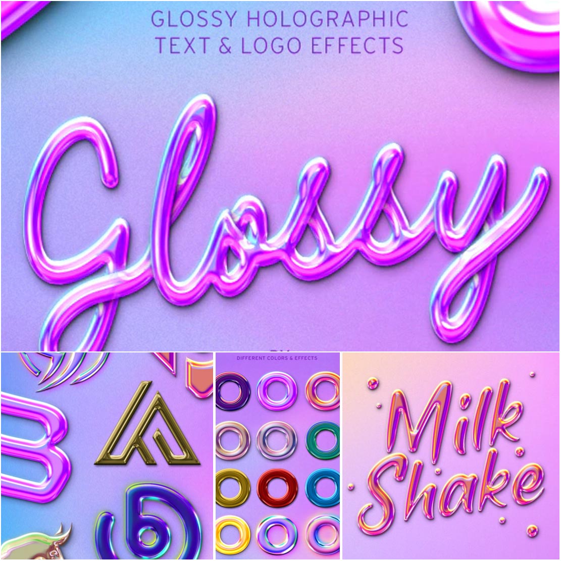 holographic logo after effects templates download