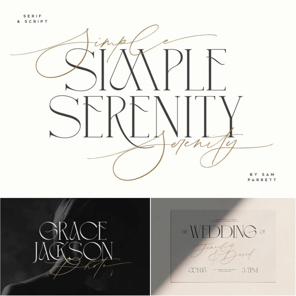 Simple-Serenity-Font-Duo | CGIspread