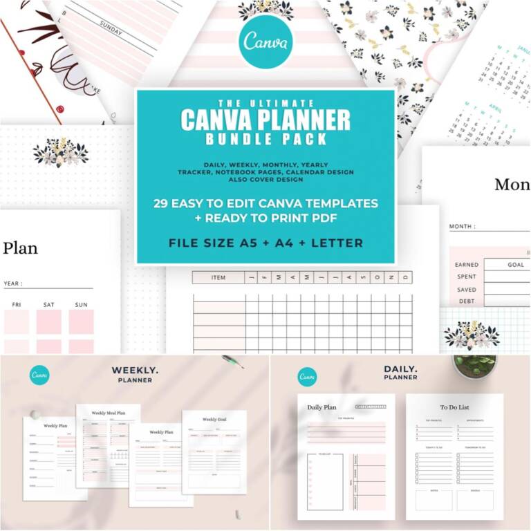 Ultimate Printable Planner Bundle | Free download