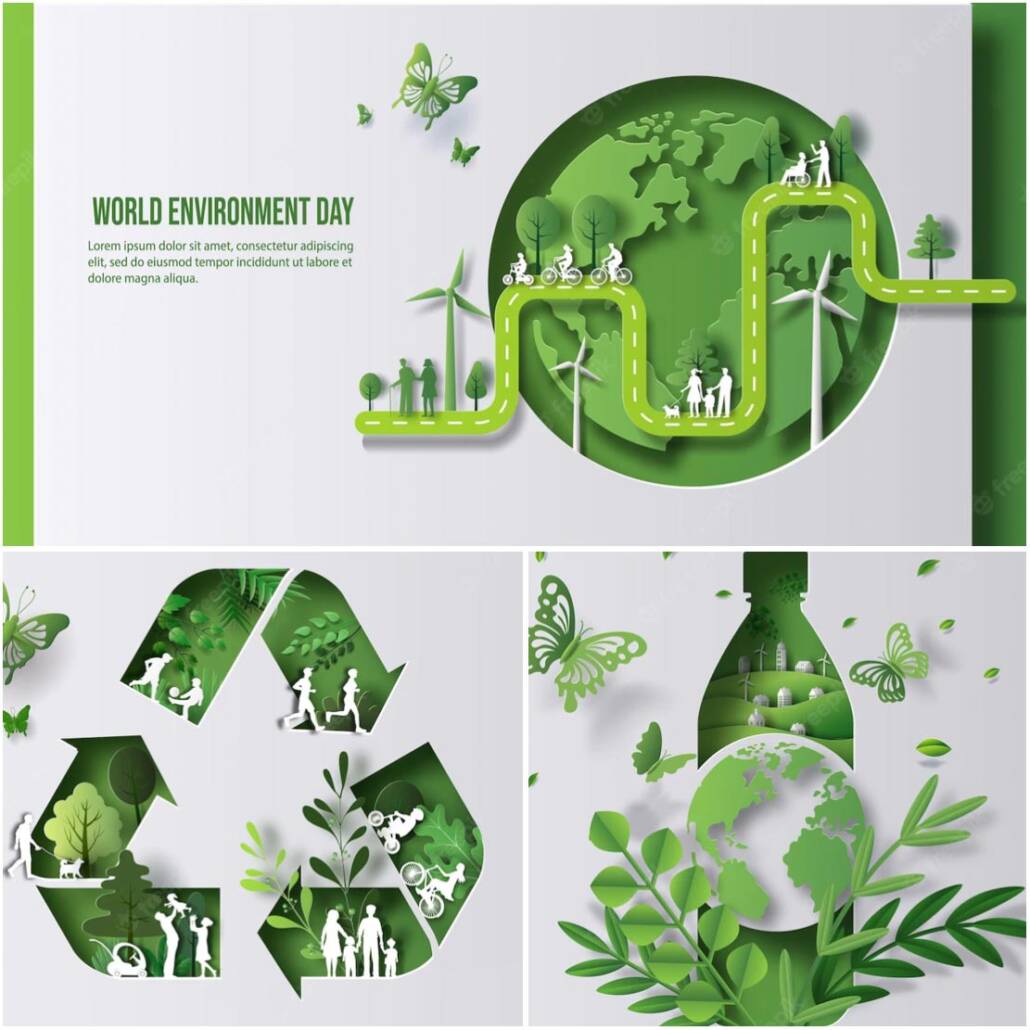 World Environment Day Green Background | Free download