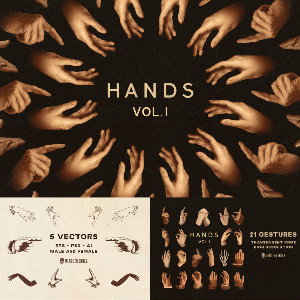 Hands Gestures Set | Free download