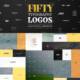 Fifty typography logo templates