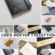 Logo mockups set