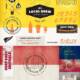 Vintage brewery logo pack