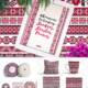 Ukrainian embrodiery patterns and brushes