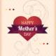 Mothers day with hearts card