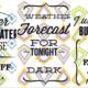 Party prints for t-shirt set vector