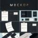 Elegant letters and cards mockup 