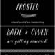 Frosted font with flourishes