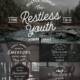 Restless youth retro font 