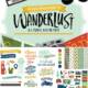 wanderlust U.S. travel vectors and patterns