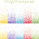 Confetti bright backgrounds 