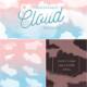 Transparent clouds brushes set