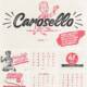 Carosello retro font