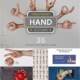 Hands signs and gestures set