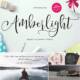Amberlight font cyrillic typeface