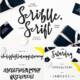 Brush font scribble 
