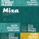 Mixa script with cyrillic typeface