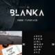 Blanka futuristic font